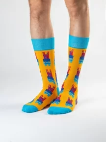 Набор из 3 пар мужских носков MSCLUB №М38, ВИ3-НМ38, микc 2 "Игра Цыпы"