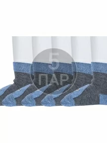 Комплект из 5 пар детских носков "Борисоглебский трикотаж", 5-8С774, СЕРЫЕ МЕЛАНЖ