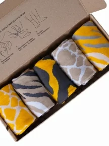 Набор из 5 пар мужских носков "Нева-Сокс", НС-5-НМ218, "Сафари"