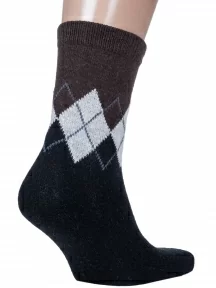 Мужские теплые носки Hobby Line, 6286, ЧЕРНЫЕ