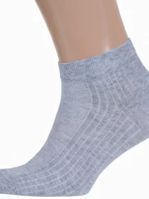 Мужские носки с сеточкой RuSocks (Орудьевский трикотаж), М3-23717, СЕРЫЕ
