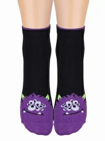 Детские носки "Красная ветка", С-1790, ЧЕРНО-ФИОЛЕТОВЫЕ