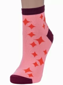 Женские носки "Носкофф" (АЛСУ), НЖ19, рис. 4225, ПЕРСИКОВЫЕ