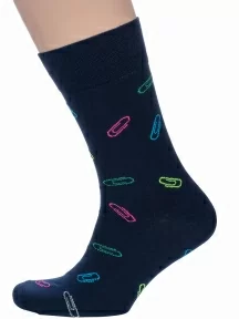 Мужские носки MSCLUB №М51, nm-589, ТЕМНО-СИНИЕ