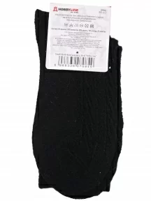 Женские теплые носки Hobby Line, Нжа6198-98, ЧЕРНЫЕ