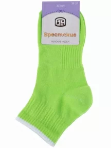 Женские носки Брестские (БЧК) рис. 028, ЗЕЛЕНЫЕ (14С1302)