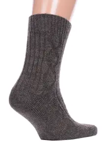 Мужские полушерстяные носки RuSocks (Орудьевский трикотаж) КОРИЧНЕВЫЕ (М-580)