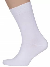 Набор из 60 пар мужских носков "Бизнес" (RuSocks / Орудьевский трикотаж), РуС-60, белые