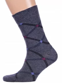 Мужские носки Брестские (БЧК), 15с2125, рис. 507, ТЕМНО-СЕРЫЕ МЕЛАНЖ