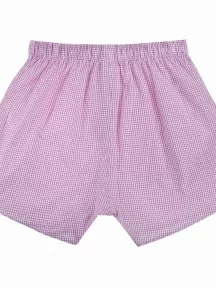 Мужские трусы-шорты из 100% хлопка Sergio Dallini, SG3310-7, БЕЛО-КРАСНЫЕ