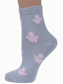 Женские носки "Носкофф" (АЛСУ), ФС96, рис. 4116, СВЕТЛО-СЕРЫЕ