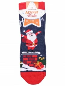 Детские носки Брестские (БЧК), 20С3079, рис. 8010, ТЕМНО-СИНИЕ МЕЛАНЖ