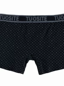 Мужские трусы-боксеры Tuosite, TS7822-1, ЧЕРНЫЕ