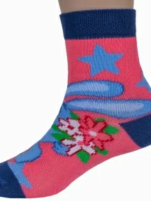 Детские носки "Смешарики" Брестские (БЧК), 19С3093, рис. 887, ПЕРСИКОВЫЕ