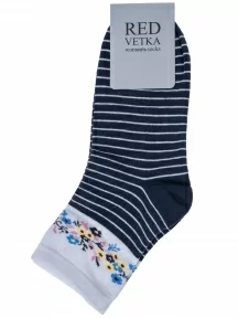 Женские носки "Красная ветка", С-1254, СИНИЕ