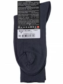 Мужские носки из 100% хлопка RuSocks (Орудьевский трикотаж), М3-11946, ТЕМНО-СЕРЫЕ