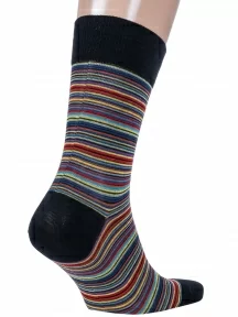 Мужские носки из мерсеризованного хлопка Sergio Di Calze (PINGONS), 16SC3, ЧЕРНЫЕ