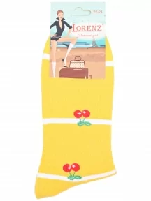 Детские махровые носки LORENZline, П3М, ЖЕЛТЫЕ