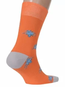 Мужские носки MSCLUB №М37, nm-404, ОРАНЖЕВЫЕ