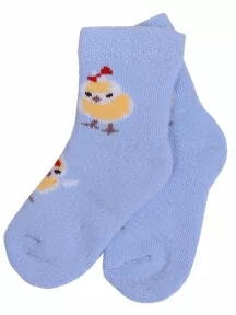 Детские махровые носки Брестские (БЧК), 14С3060, рис. 846, БЛЕДНО-ГОЛУБЫЕ