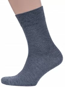 Мужские бамбуковые носки Grinston socks (PINGONS), 15D1, СЕРЫЕ