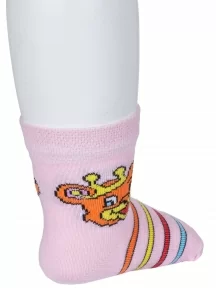 Детские носки "Борисоглебский трикотаж", 8С909, РОЗОВЫЕ