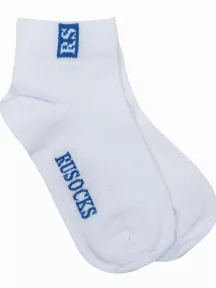 Детские носки с сеточкой RuSocks (Орудьевский трикотаж), Д-36, БЕЛО-СИНИЕ
