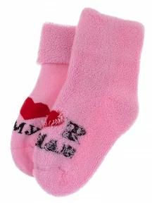 Детские махровые носки RuSocks (Орудьевский трикотаж), Д-111-01, СВЕТЛО-РОЗОВЫЕ