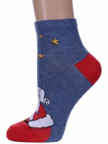 Женские носки Брестские (БЧК), 21С1145, рис. 681 ДЖИНС МЕЛАНЖ