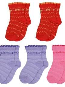 Комплект из 5 пар детских носков LORENZLine, 5-Л23, микс 13