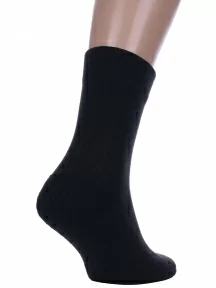 Мужские носки с махровым следом GRAND LINE, МТ-213, ЧЕРНЫЕ