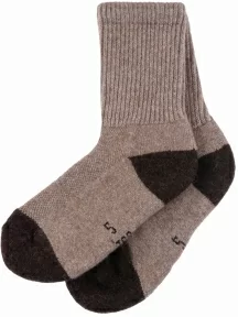 Детские носки из монгольской шерсти (Монголка), 02170, КОРИЧНЕВЫЕ