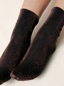 Женские носки Conte SHINY COPPER, коричневые (21С-84СП)