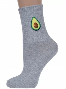 Комплект из 3 пар детских носков Гамма, 3-С1614, СВЕТЛО-СЕРЫЕ МЕЛАНЖ