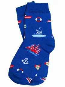 Детские носки RuSocks (Орудьевский трикотаж), Д-43, рис. 25, СИНИЕ