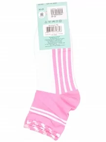 Детские носки LORENZline, П5, БЕЛО-РОЗОВЫЕ