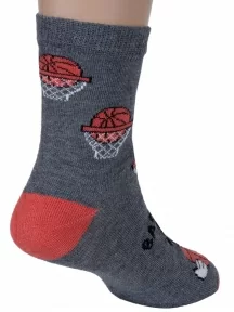 Детские носки RuSocks (Орудьевский трикотаж), Д3-13500, рис. 05, СЕРЫЕ