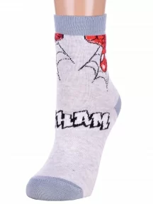 Детские носки MARVEL Conte kids, 17С-132/2СПМ, рис. 411, СВЕТЛО-СЕРЫЕ