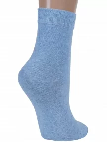 Женские носки "Борисоглебский трикотаж", 6С49, №4 ГОЛУБЫЕ МЕЛАНЖ