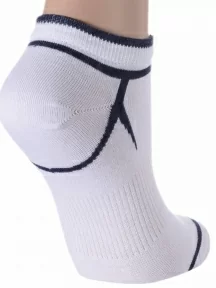 Женские короткие носки LORENZline, С24, БЕЛЫЕ