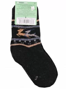 Детские теплые махровые носки Hobby Line, Ндад7639-6, ЧЕРНЫЕ