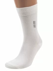 Мужские бамбуковые носки ХОХ, X-1111, БЕЛЫЕ