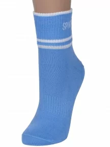 Женские носки LORENZline, С25, ГОЛУБЫЕ