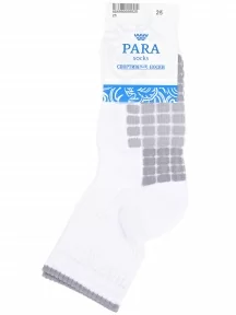 Спортивные носки с махровым следом PARA socks, 13S05, БЕЛЫЕ