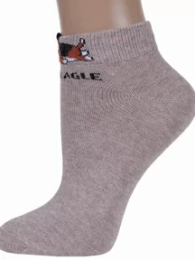 Комплект из 3 пар детских носков Гамма, 3-С1707, БЕЖЕВЫЕ МЕЛАНЖ