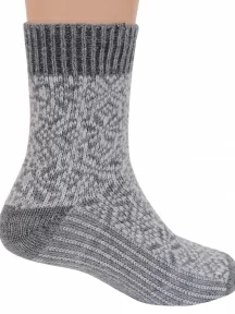 Детские полушерстяные носки RuSocks (Орудьевский трикотаж), Д-382, СЕРЫЕ, рис. 1
