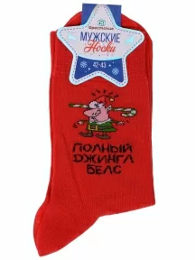 Мужские носки Брестские (БЧК), 20С2146, рис. 535 КРАСНЫЕ