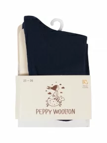 Детские носки PEPPY WOOLTON ТЕМНО-СИНИЕ (НС100)