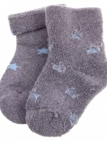 Детские махровые носки RuSocks (Орудьевский трикотаж), Д-33303, СЕРЫЕ