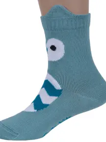 Детские короткие носки Conte kids рис. 320, БЛЕДНО-БИРЮЗОВЫЕ (17С-59СП)